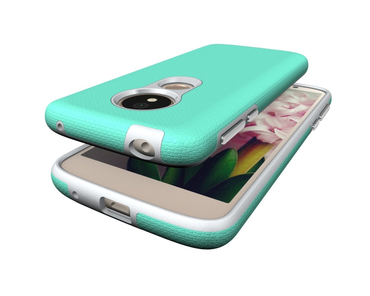 Anti-slip Armor Texture TPU + PC Case for Motorola Moto G6 Play (US Version)