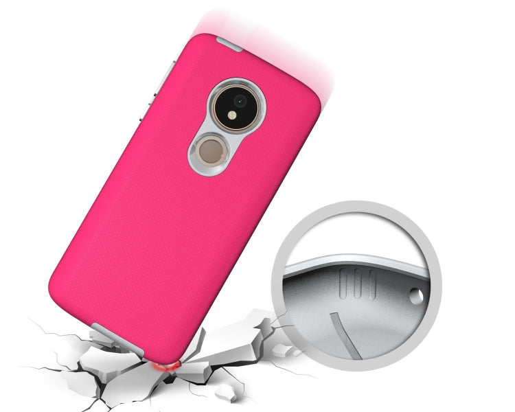 Anti-slip Armor Texture TPU + PC Case for Motorola Moto G6 Play (US Version)