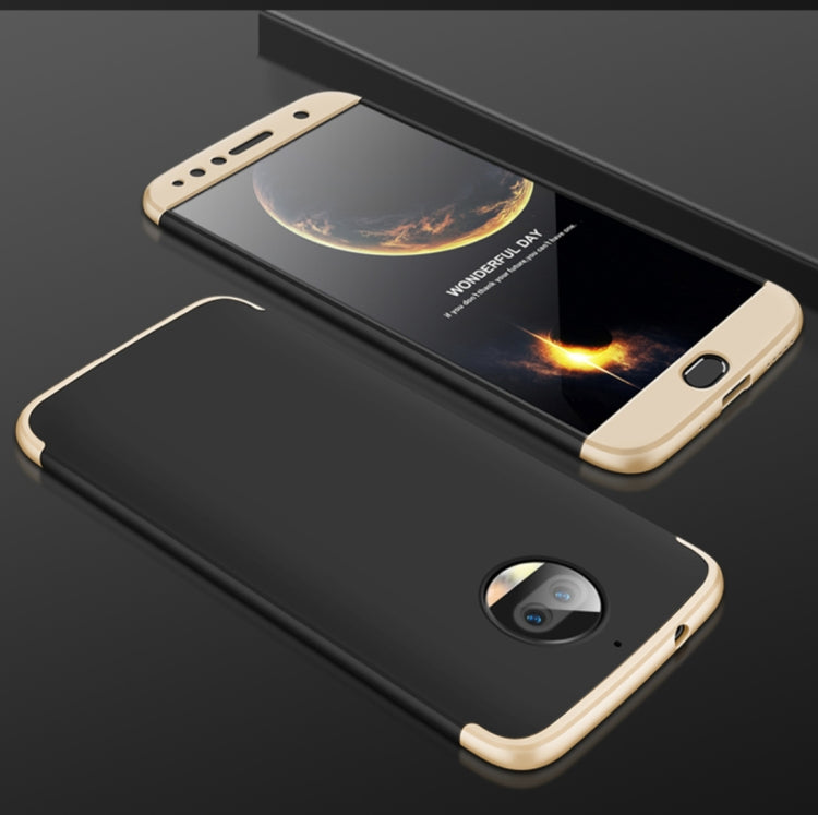 GKK for Motorola Moto G5S PLus Three Stage Splicing 360 Degree Full Coverage PC Protective Case Back Cover