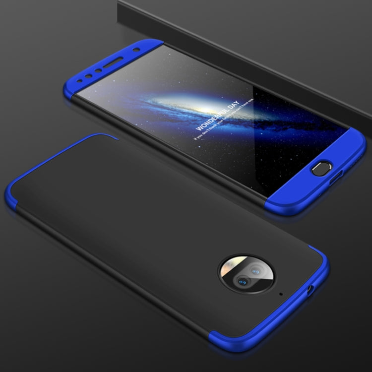 GKK for Motorola Moto G5S PLus Three Stage Splicing 360 Degree Full Coverage PC Protective Case Back Cover