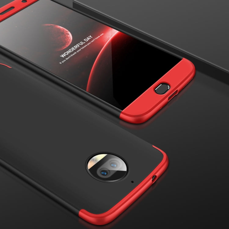 GKK for Motorola Moto G5S PLus Three Stage Splicing 360 Degree Full Coverage PC Protective Case Back Cover