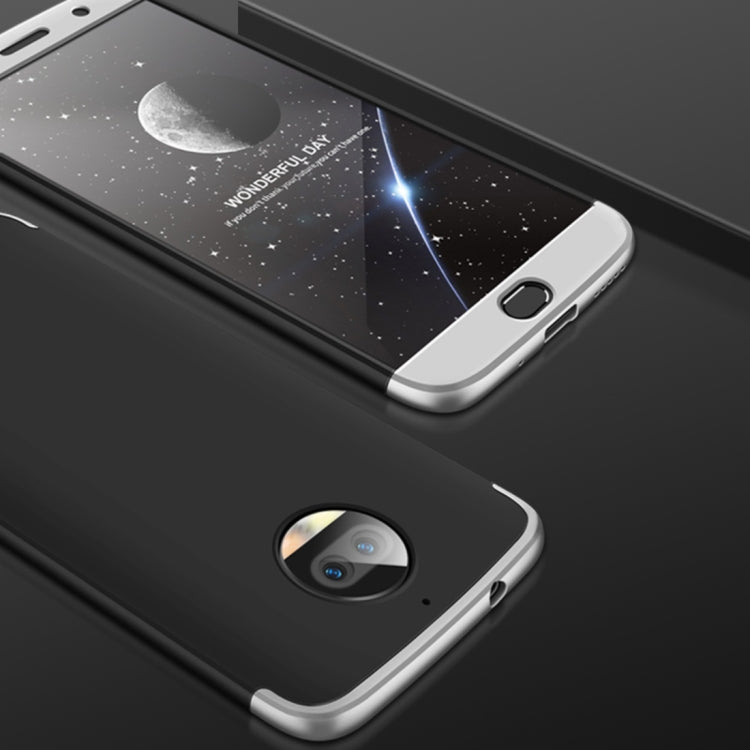 GKK for Motorola Moto G5S PLus Three Stage Splicing 360 Degree Full Coverage PC Protective Case Back Cover