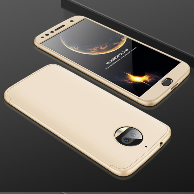 GKK for Motorola Moto G5S PLus Three Stage Splicing 360 Degree Full Coverage PC Protective Case Back Cover