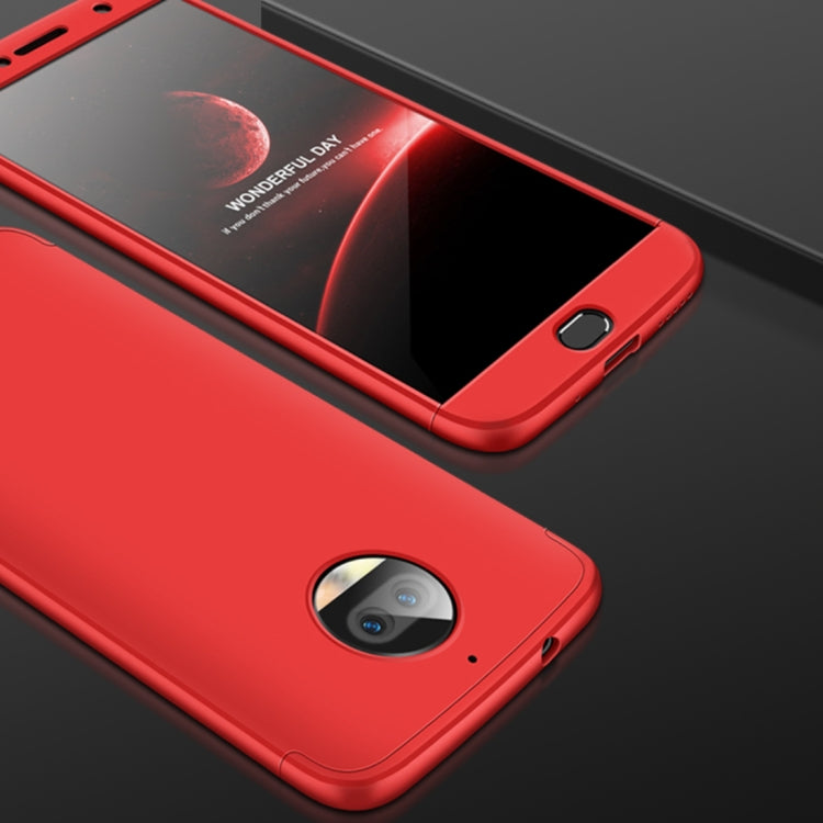 GKK for Motorola Moto G5S PLus Three Stage Splicing 360 Degree Full Coverage PC Protective Case Back Cover