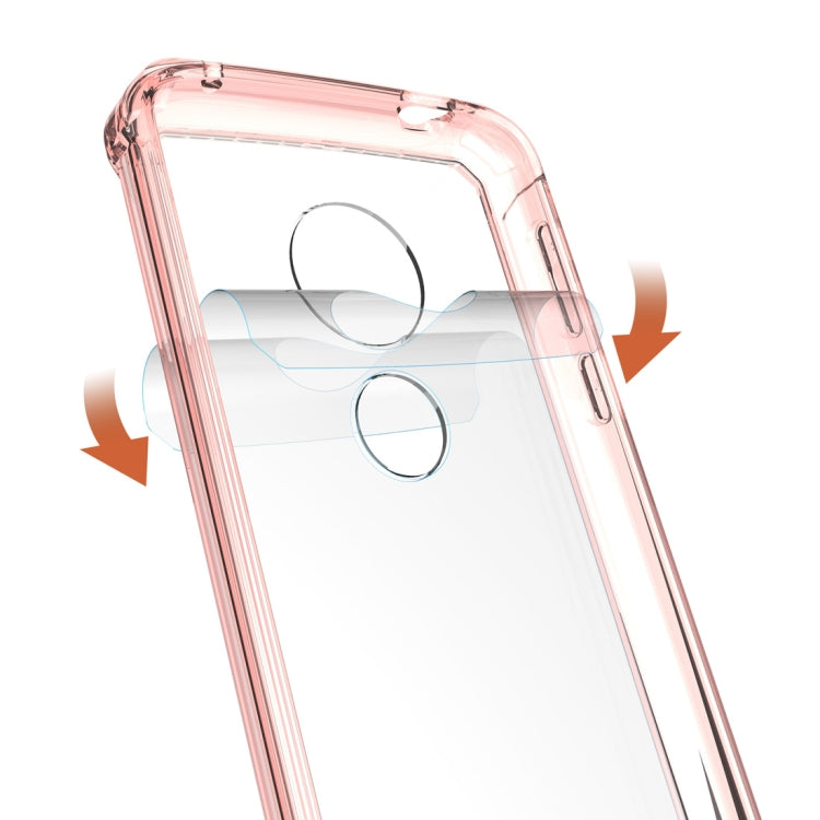 Acrylic + TPU Shockproof Transparent Armor Case for Motorola Moto G6 Play (US Version)