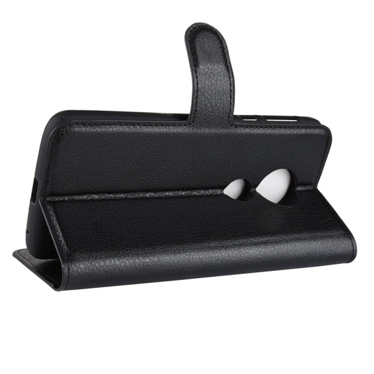 Litchi Texture Horizontal Flip Leather Case for Motorola Moto E5 Play, with Wallet & Holder & Card Slots