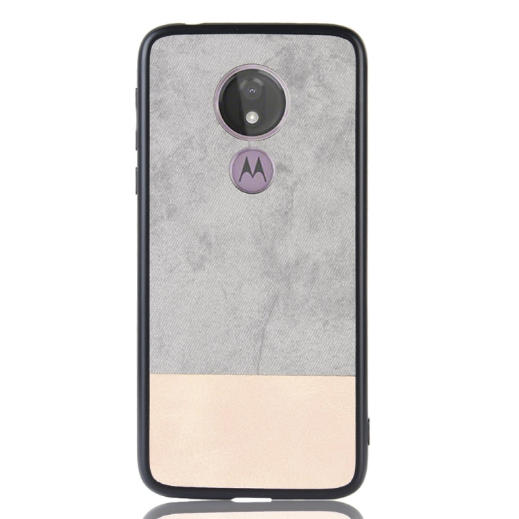 Shockproof Color Matching Denim PC + PU + TPU Case for Motorola Moto G7 Power (EU Version)