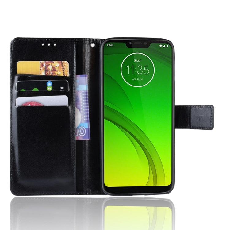 Crazy Horse Texture Horizontal Flip Leather Case for Motorola Moto G7 Power (EU Version), with Holder & Card Slots & Wallet