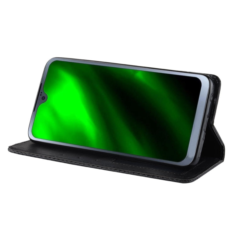 Magnetic Buckle Retro Texture Horizontal Flip Leather Case for Motorola Moto G7, with Holder & Card Slots & Wallet