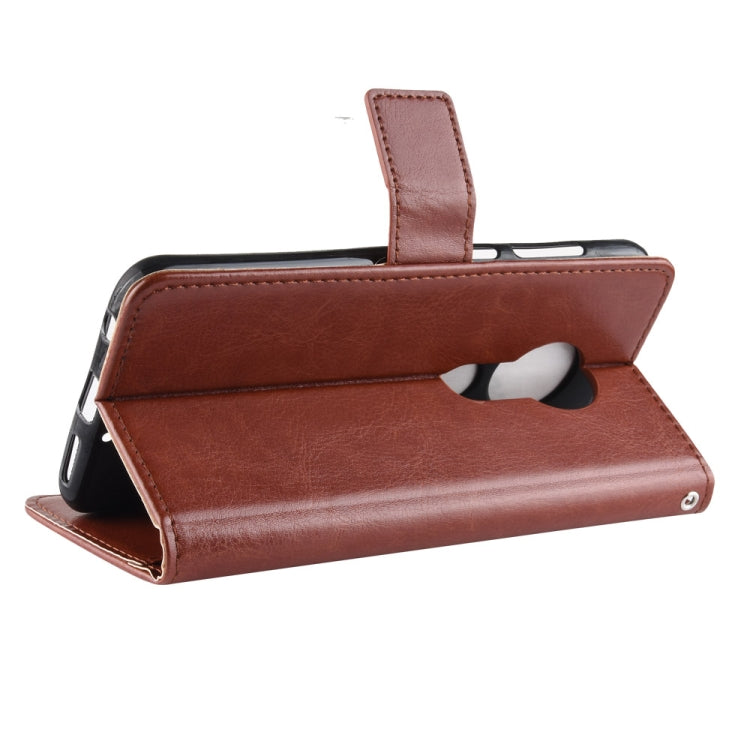 Crazy Horse Texture Horizontal Flip Leather Case for Motorola Moto G7, with Holder & Card Slots & Wallet