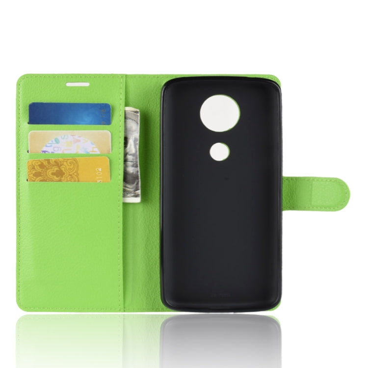 Litchi Texture Horizontal Flip Leather Case for Motorola Moto E5 Plus (Brazil / EU Version), with Wallet & Holder & Card Slots