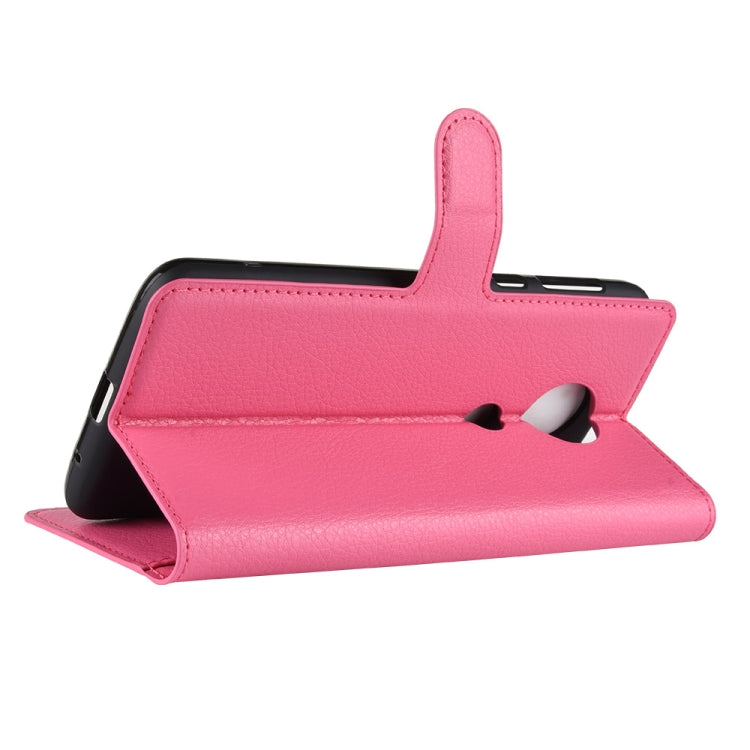 Litchi Texture Horizontal Flip Leather Case for Motorola Moto E5 Plus (Brazil / EU Version), with Wallet & Holder & Card Slots