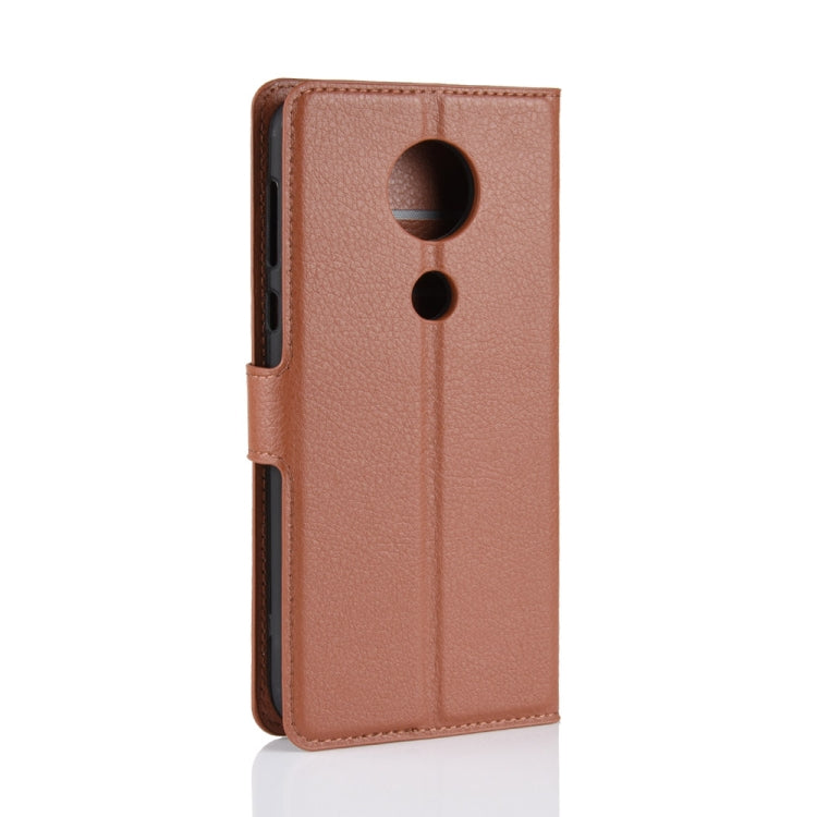 Litchi Texture Horizontal Flip Leather Case for Motorola Moto E5 Plus (Brazil / EU Version), with Wallet & Holder & Card Slots