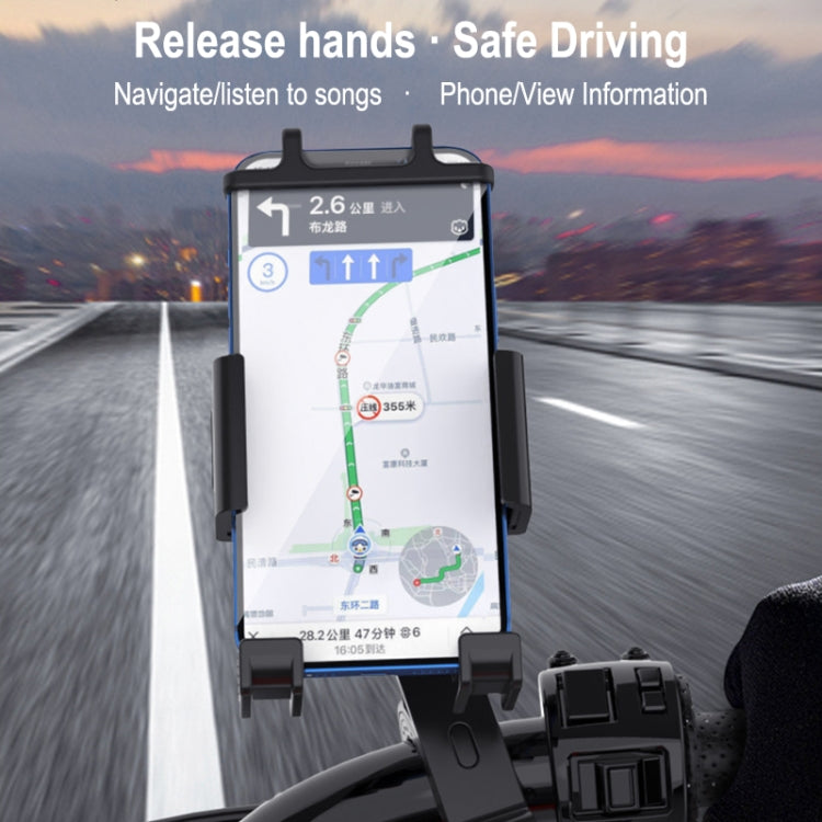 M2 Motorcycle Fixed Anti-shake Mobile Phone Holder For 4.7-6.7 inch Mobile Phone