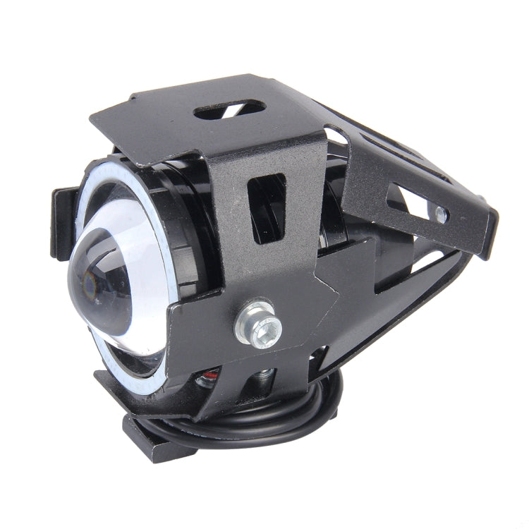 U7 10W 1000LM CREE LED Life Waterproof Headlamp Light with Angel Eyes Light for Motorcycle / SUV, DC 12V