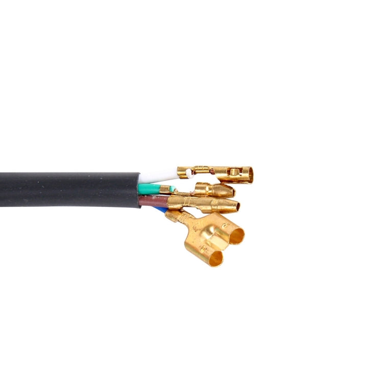 12W 6 LED Rectangle Motorcycle Headlight Lamp with Angle Eye(White Light + Green Light), DC 8-36V