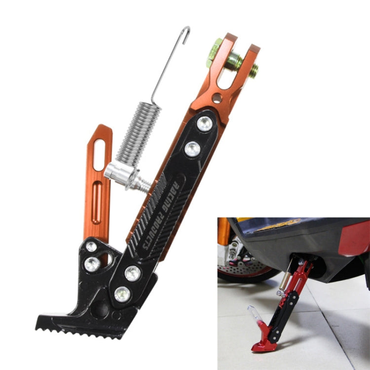 Motorcycle Modified Aluminum Alloy Side Tripod Adjustable Pedal Holder