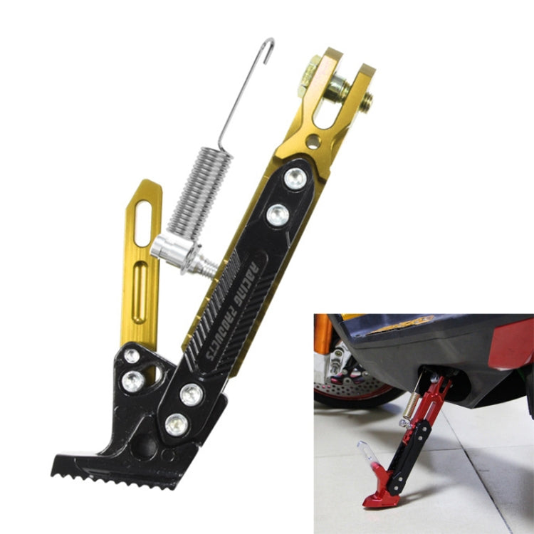 Motorcycle Modified Aluminum Alloy Side Tripod Adjustable Pedal Holder