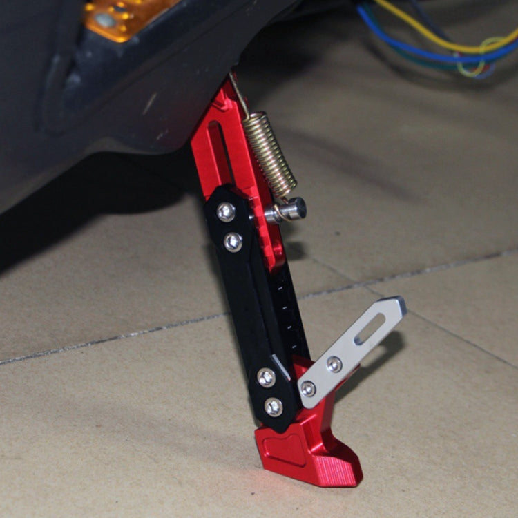 Motorcycle Modified Aluminum Alloy Side Tripod Adjustable Pedal Holder