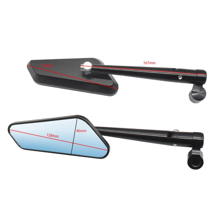 Motorcycle Side Mirror CNC Aluminum Alloy Reflective Rearview Mirror