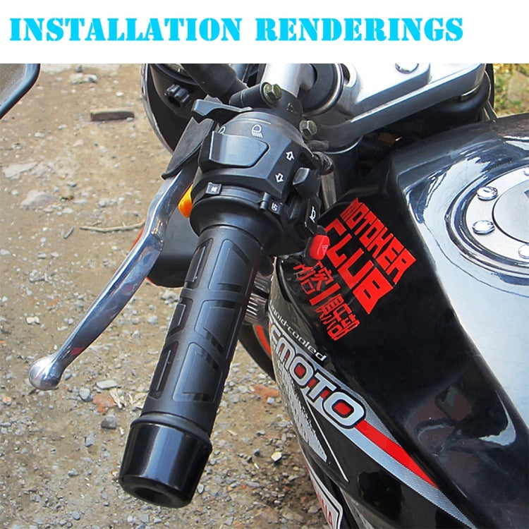 CS-095A1 Motorcycle Modified Adjustable Temperature Electric Heating Hand Cover Heated Grip Handlebar