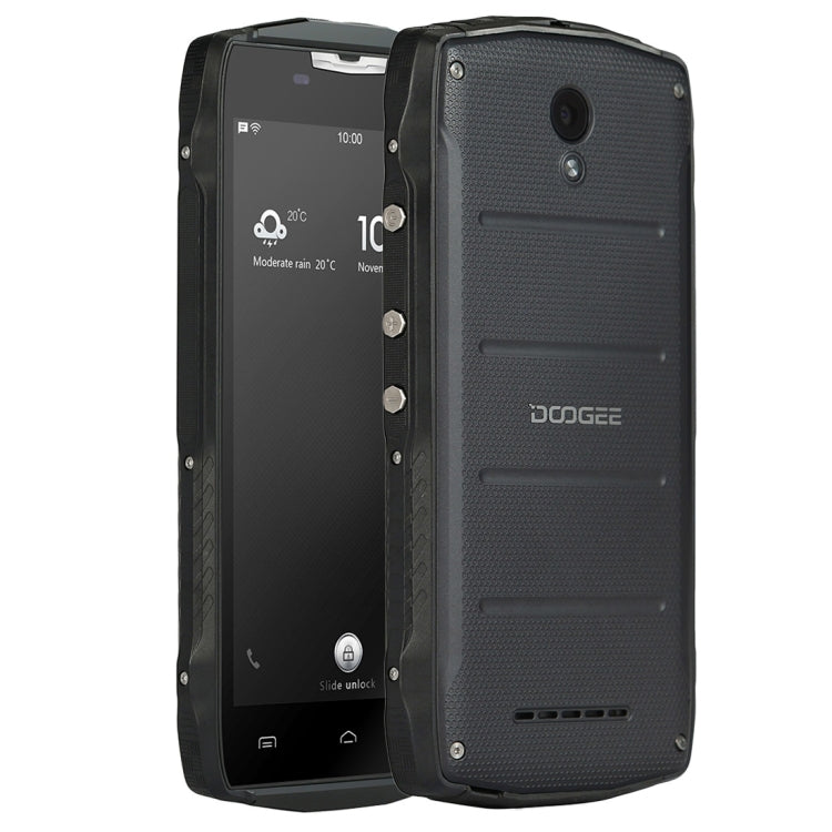DOOGEE T5S 16GB, Network: 4G, IP67 Waterproof Dustproof Press-resistant, 5.0 inch Android 6.0 MTK6735V Quad Core, RAM: 2GB, 4500mAh Battery, OTG, GPS(Black)