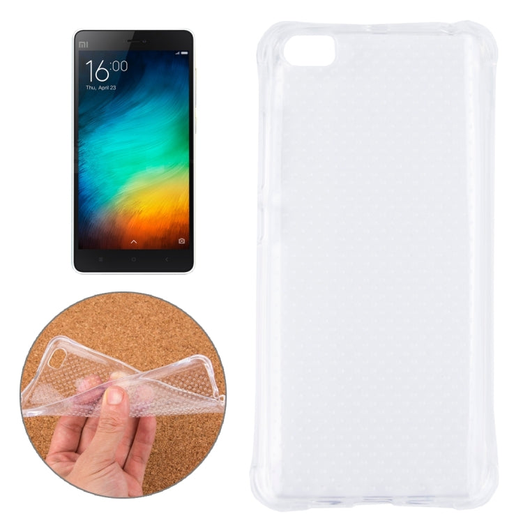 Shock-resistant Transparent TPU Protective Case for Xiaomi Mi 5
