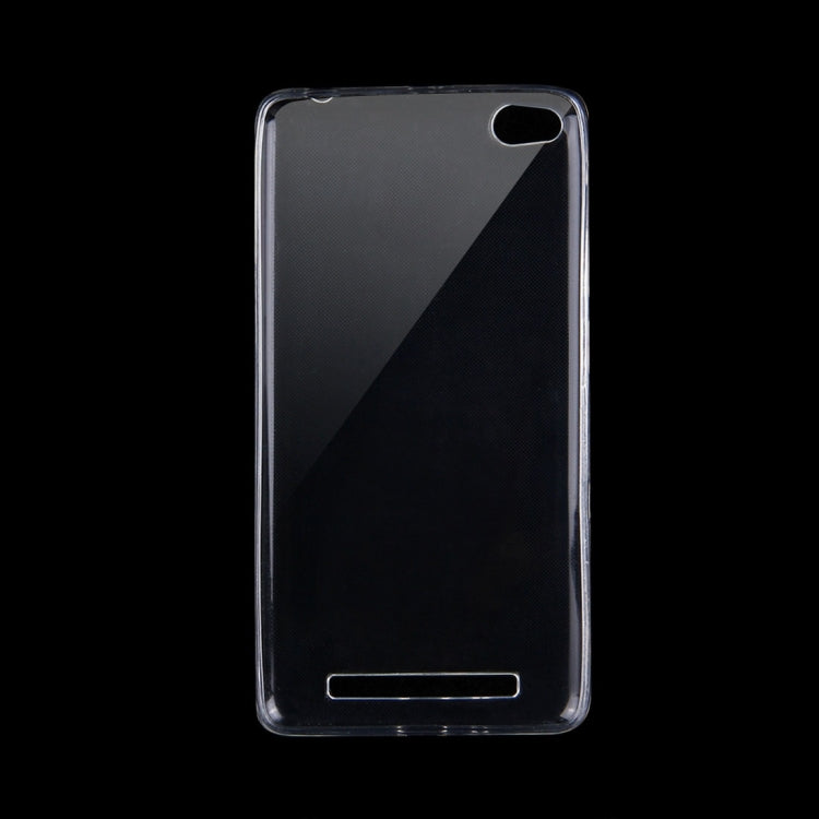 New For Xiaomi Redmi 3 Ultra-thin Transparent TPU Protective Case(Transparent)