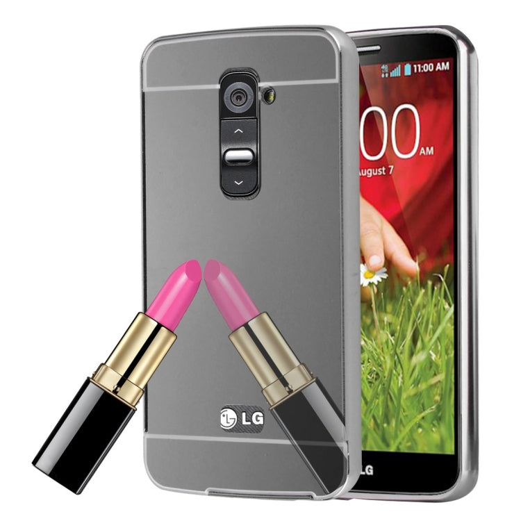 For LG G2 Electroplating Mirror PC Protective Case