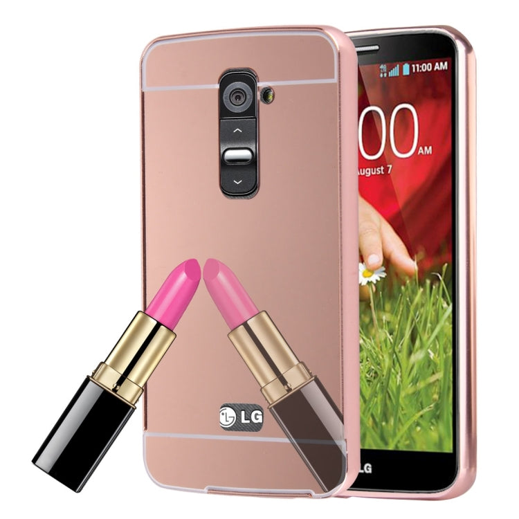 For LG G2 Electroplating Mirror PC Protective Case