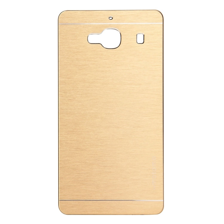 For Xiaomi Redmi 2 Motomo Brushed Texture Metal Protective Back Case