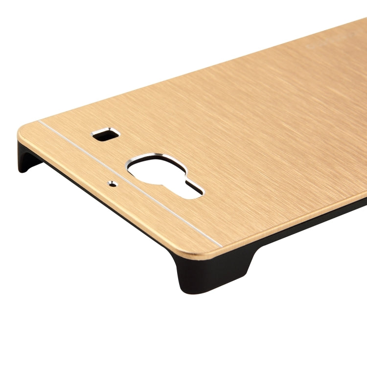 For Xiaomi Redmi 2 Motomo Brushed Texture Metal Protective Back Case