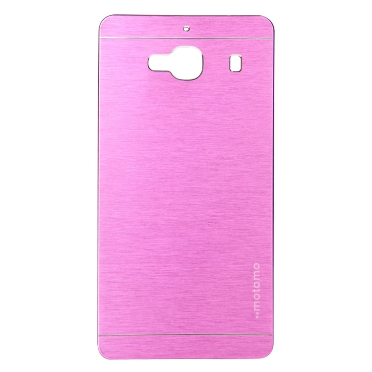 For Xiaomi Redmi 2 Motomo Brushed Texture Metal Protective Back Case