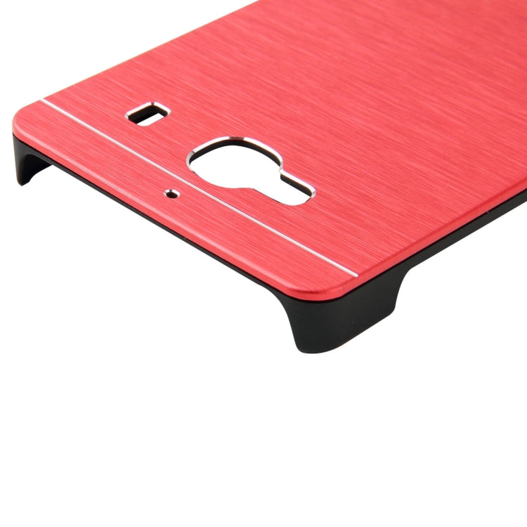 For Xiaomi Redmi 2 Motomo Brushed Texture Metal Protective Back Case