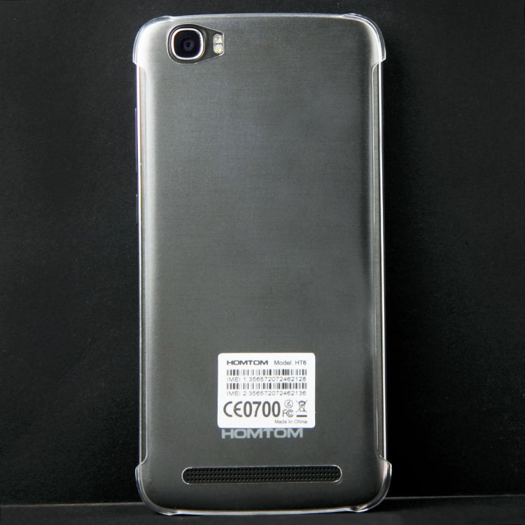 Plastic Hard Protective Case for HOMTOM HT6(Transparent)