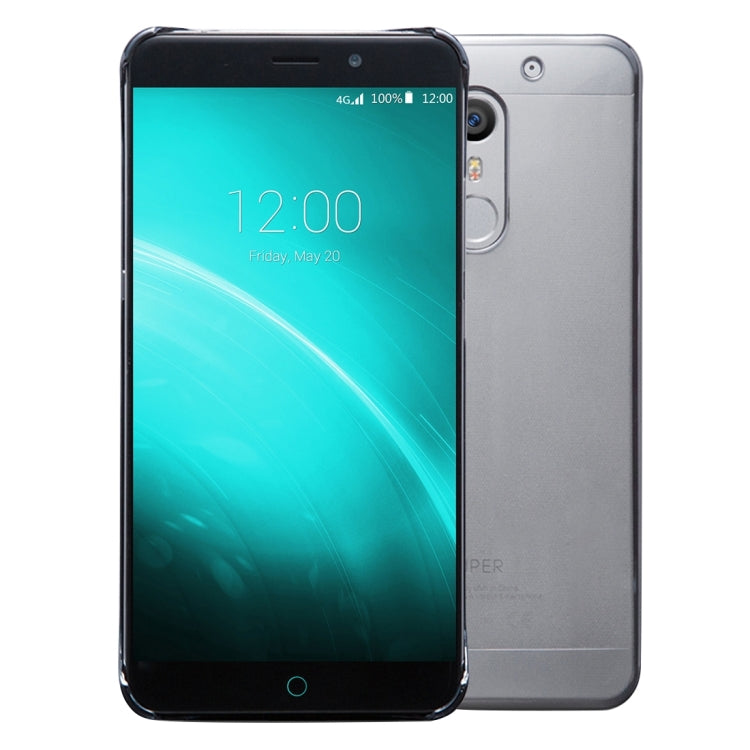 For UMI SUPER (MPH0327) Transparency PC Back Cover Case(Grey)