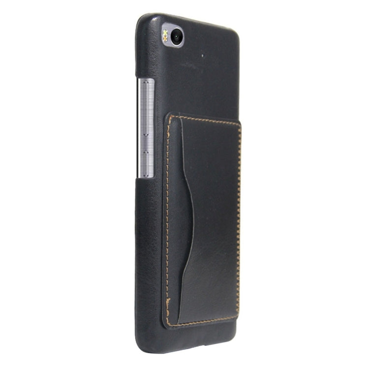 For Xiaomi 5s Crazy Horse Texture PU Leather Protective Back Cover Case with Holder & Card Slots