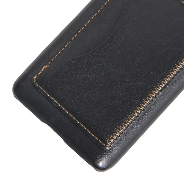 For Xiaomi 5s Crazy Horse Texture PU Leather Protective Back Cover Case with Holder & Card Slots