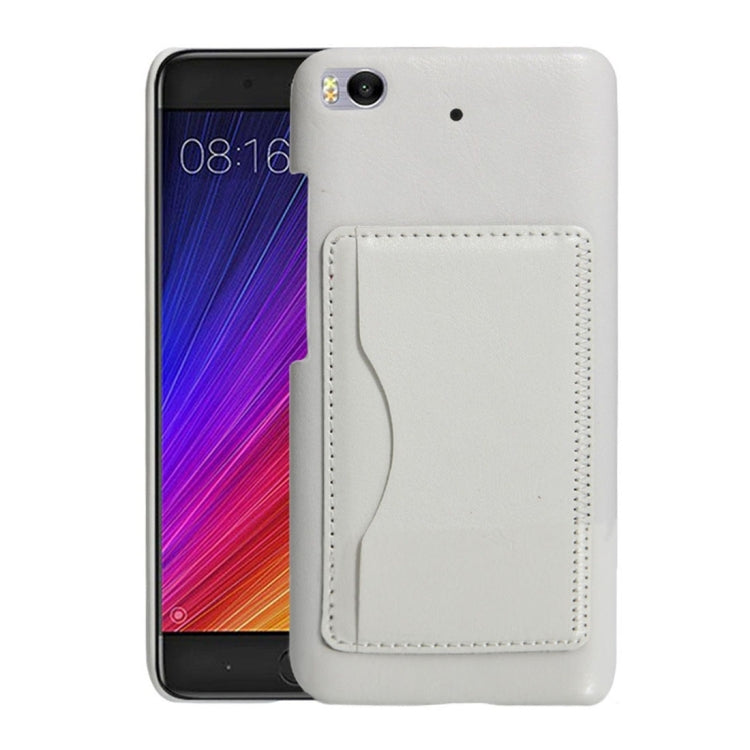 For Xiaomi 5s Crazy Horse Texture PU Leather Protective Back Cover Case with Holder & Card Slots
