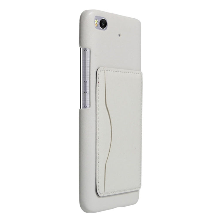 For Xiaomi 5s Crazy Horse Texture PU Leather Protective Back Cover Case with Holder & Card Slots