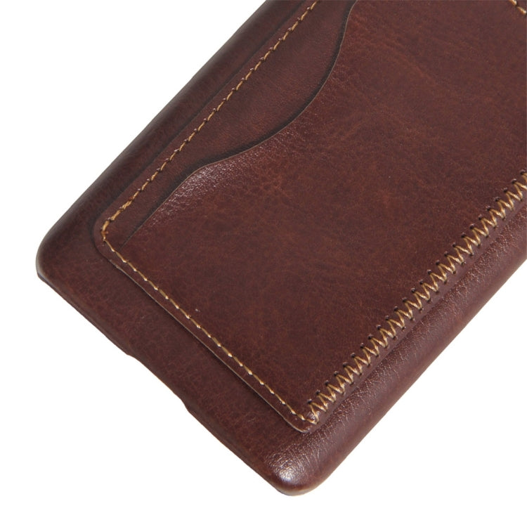 For Xiaomi 5s Crazy Horse Texture PU Leather Protective Back Cover Case with Holder & Card Slots