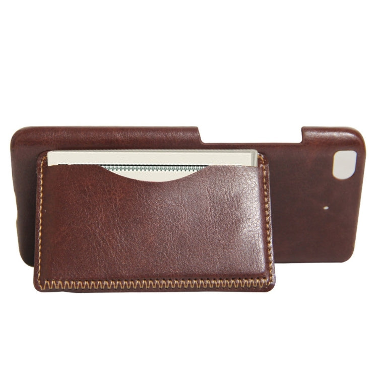 For Xiaomi 5s Crazy Horse Texture PU Leather Protective Back Cover Case with Holder & Card Slots