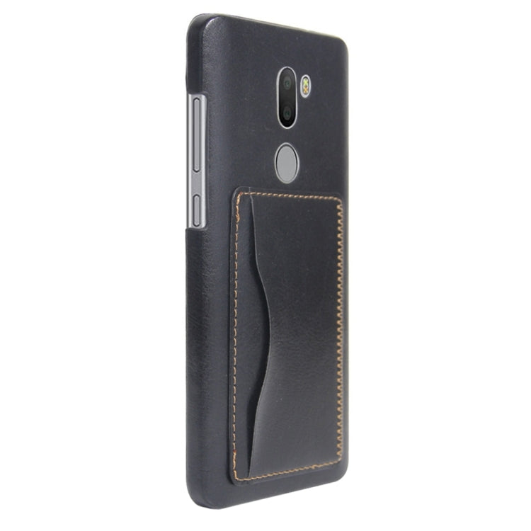 For Xiaomi 5s Plus Crazy Horse Texture PU Leather Protective Back Cover Case with Holder & Card Slots