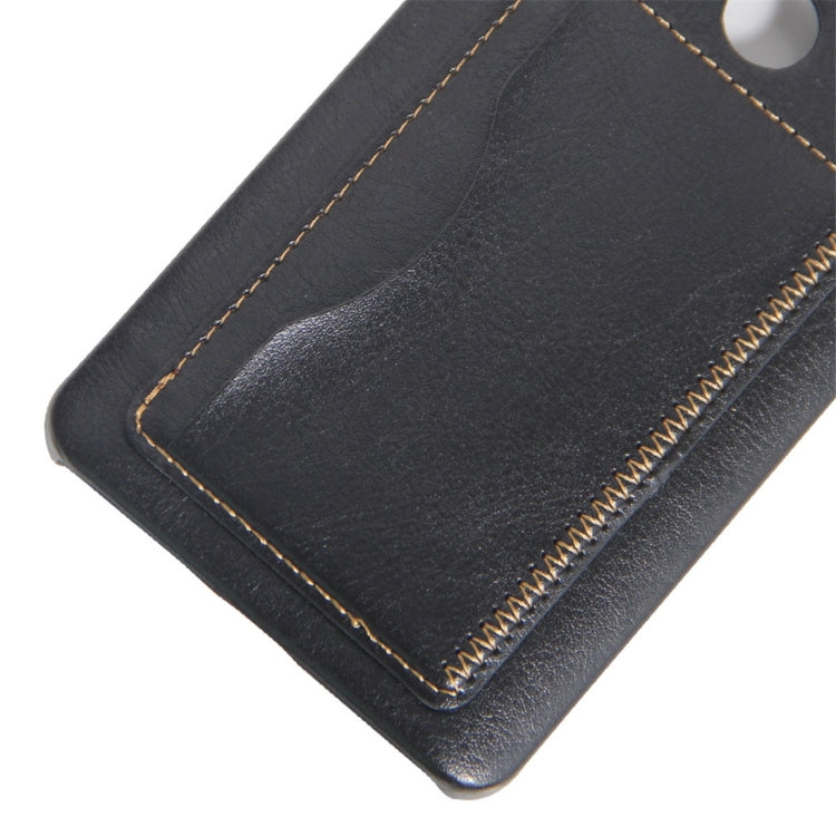 For Xiaomi 5s Plus Crazy Horse Texture PU Leather Protective Back Cover Case with Holder & Card Slots