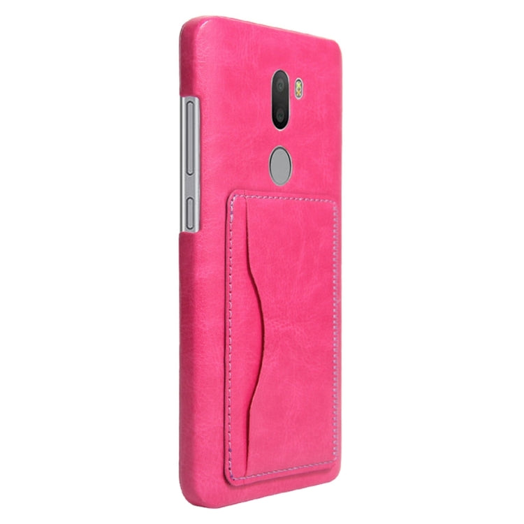 For Xiaomi 5s Plus Crazy Horse Texture PU Leather Protective Back Cover Case with Holder & Card Slots