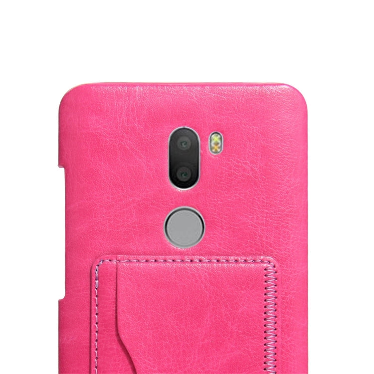 For Xiaomi 5s Plus Crazy Horse Texture PU Leather Protective Back Cover Case with Holder & Card Slots