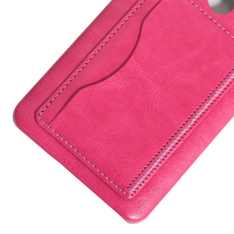 For Xiaomi 5s Plus Crazy Horse Texture PU Leather Protective Back Cover Case with Holder & Card Slots