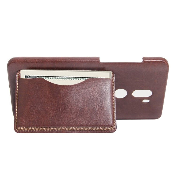 For Xiaomi 5s Plus Crazy Horse Texture PU Leather Protective Back Cover Case with Holder & Card Slots