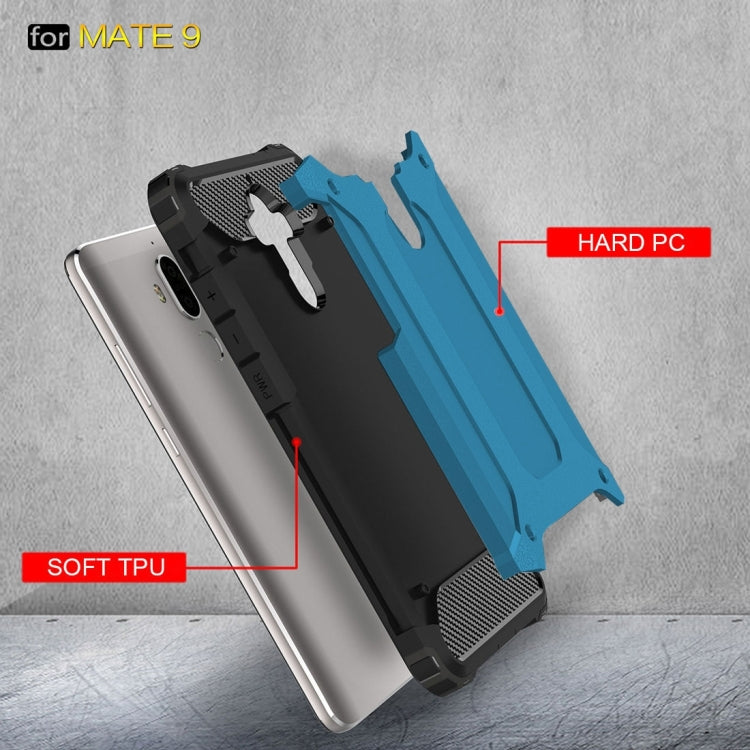 For Huawei Mate 9 Rugged Armor TPU + PC Combination Case