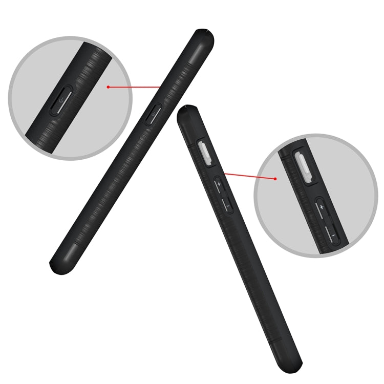 For OnePlus 3 Brushed Texture Separable TPU + PC Combination Back Case with Card Slot & Holder